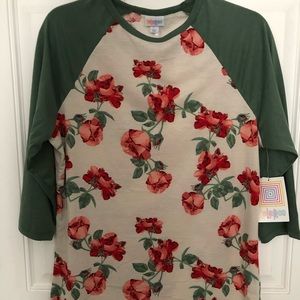 Lularoe Randy Floral Sz L NWT